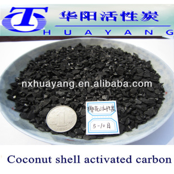 produção de carvão ativado de casca de coco